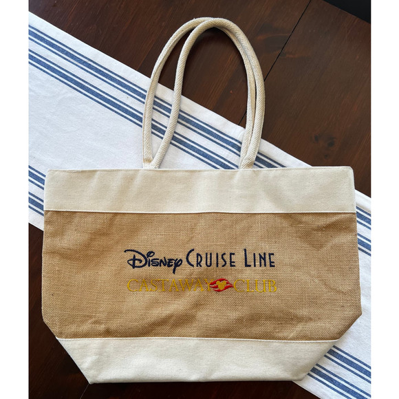 Disney Cruise Lines Castaway Club Tote 21"WX11"TallX7"Deep - Picture 1 of 6